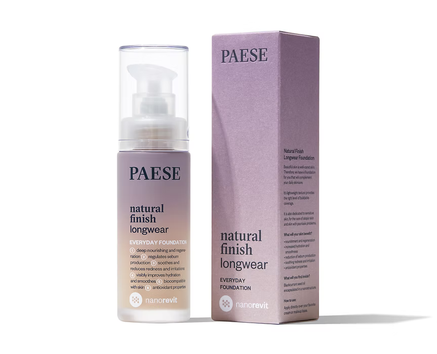 Natural Finish-Base de Maquillaje